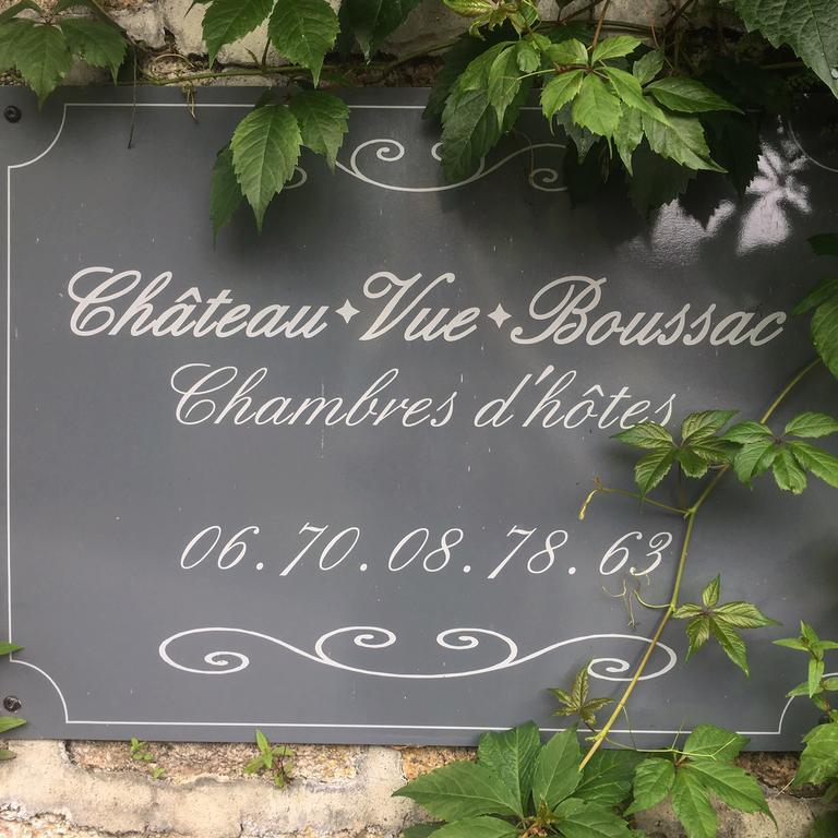Chateau Vue Boussac Chambres D'Hotes Exterior foto